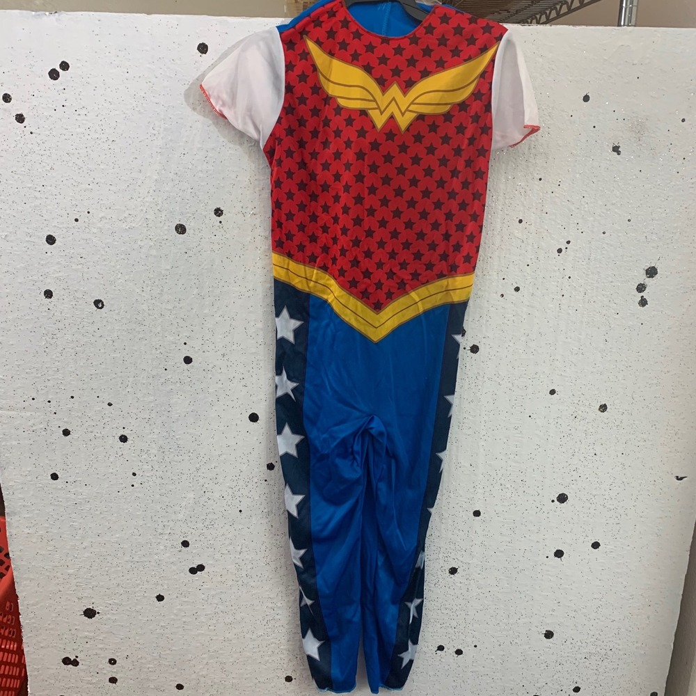 DC Super Hero Girls Wonder Woman Costume Jumpsuit and Tiara Medium 8-10 630986